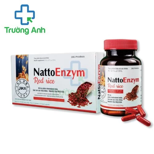 NattoEnzym Red Rice DHG Pharma - Hỗ trợ tăng cường tuần hoàn máu não